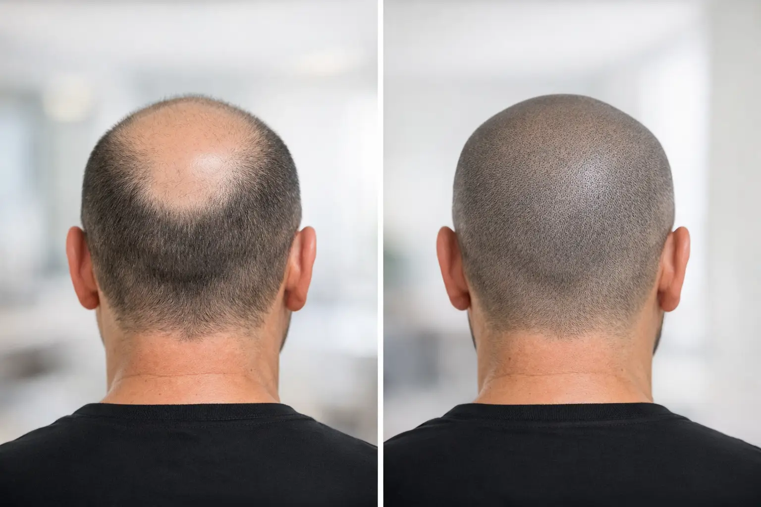 Scalp Micropigmentation Before and After