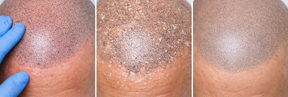 Scalp Micropigmentation Healing Stages