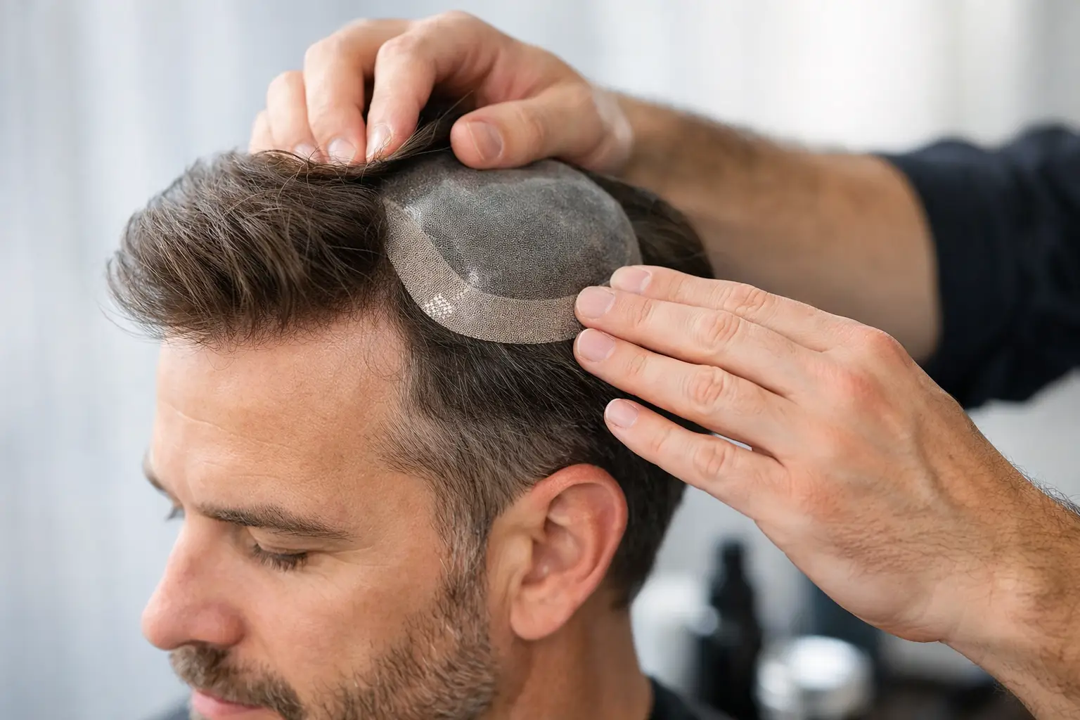 How Hair Systems Stay Attached Securely
