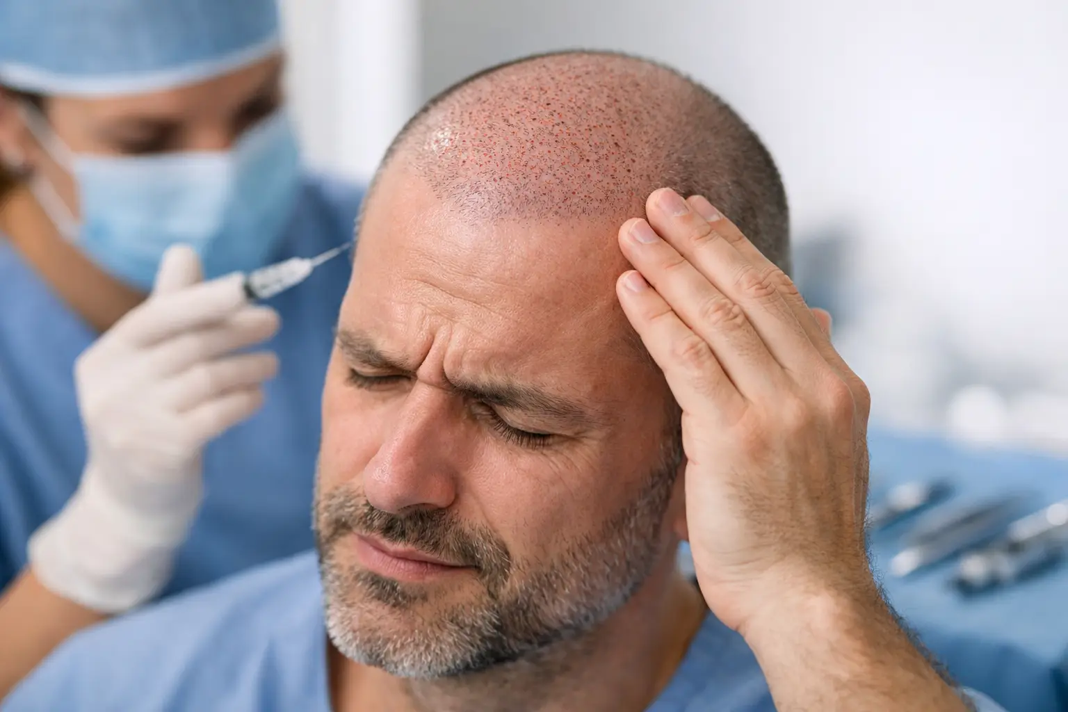 How Much Hair Transplant Pain Should You Expect?