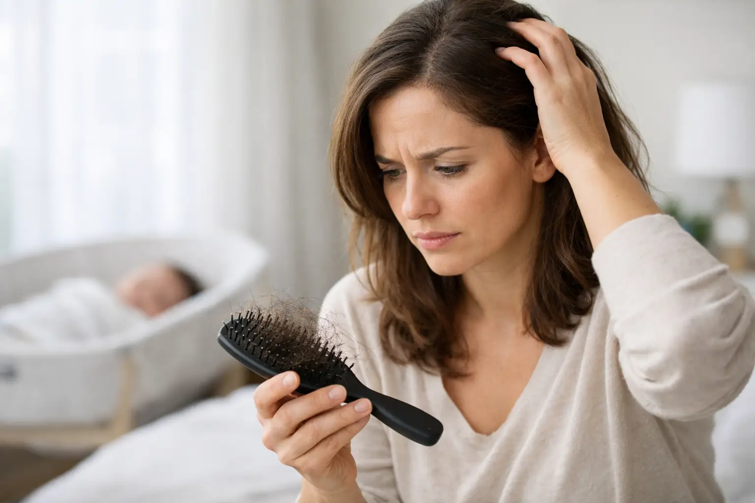 When Postpartum Hair Loss Needs More Than Patience