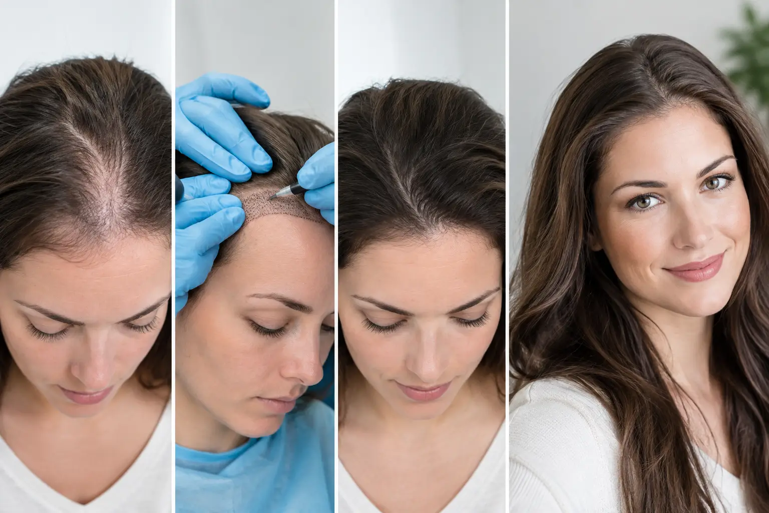 A Female Hairline Restoration Story, Step by Step