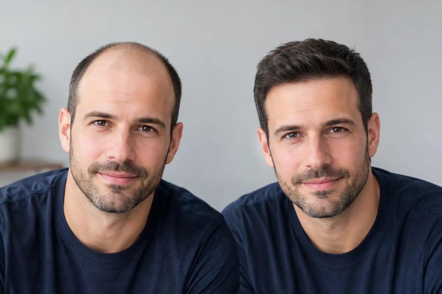 A Hairline Restoration Example With Natural Results
