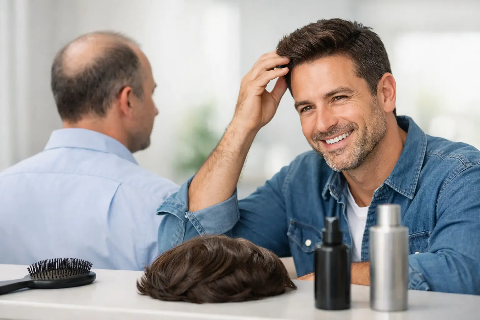 Hair Replacement for Fuller, Natural-Looking Hair